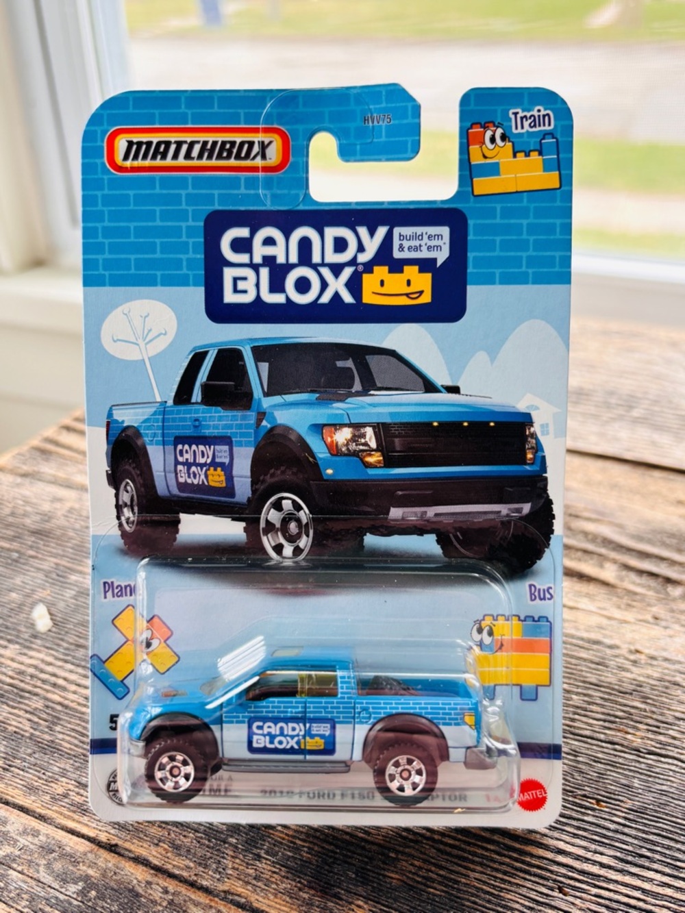 Matchbox 2025 Candy Series Candy Blox 2010 Ford F150 SVT Raptor Blue 5/6